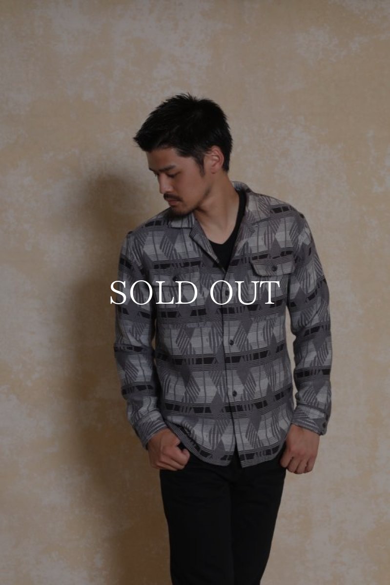 画像6: RATS  NATIVE JACQUARD SHIRT (GRAY) (6)