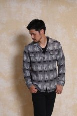 画像6: RATS  NATIVE JACQUARD SHIRT (GRAY) (6)