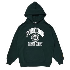 画像1: PORKCHOP GARAGE SUPPLY  2nd COLLEGE HOODIE (FOREST) (1)