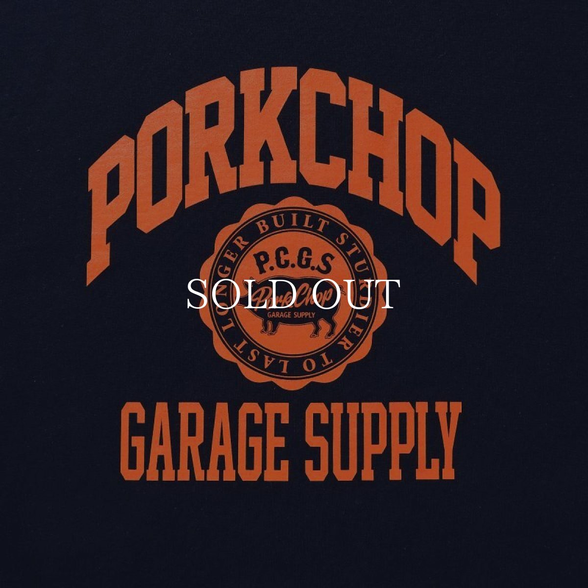 画像3: PORKCHOP GARAGE SUPPLY  2nd COLLEGE SWEAT (NAVY) (3)