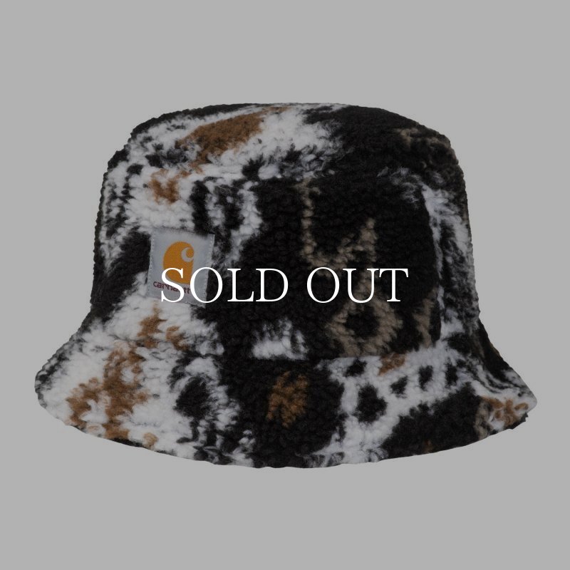 CARHARTT WIP PRENTIS BUCKET HAT (Baru Jacquard, Black) I032488
