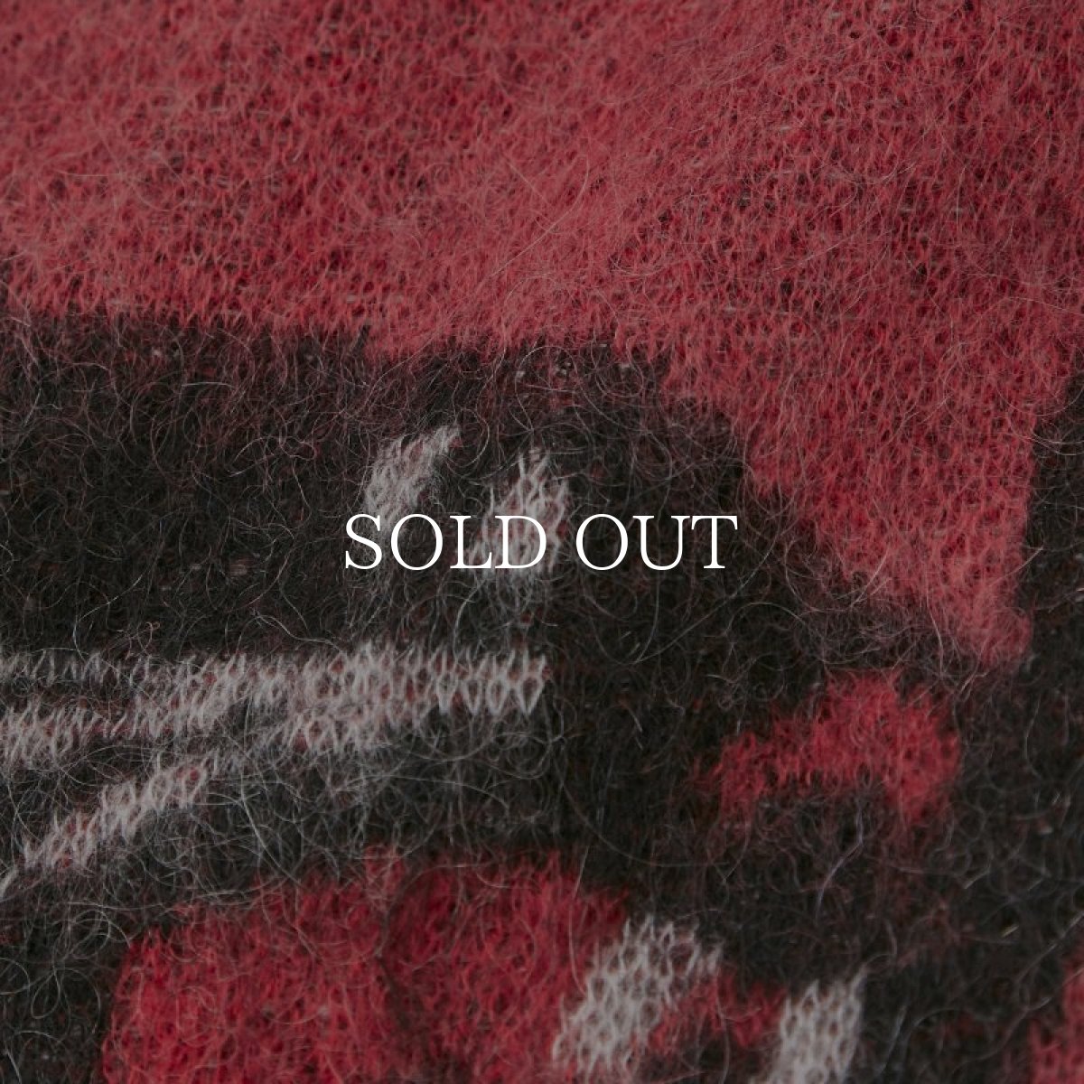 画像3: MAGIC STICK  Mohair Black Panther Crew knit (Salmon Red) (3)