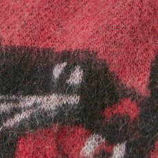 画像3: MAGIC STICK  Mohair Black Panther Crew knit (Salmon Red) (3)