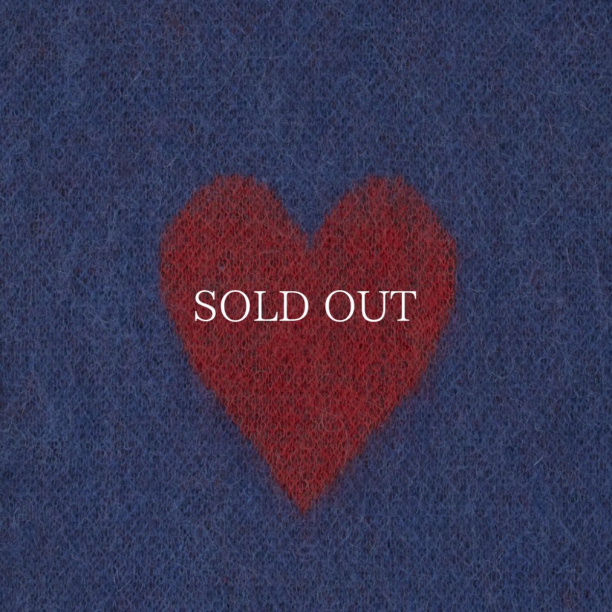 画像6: MAGIC STICK  Mohair Black Panther Crew knit (Royal Blue) (6)