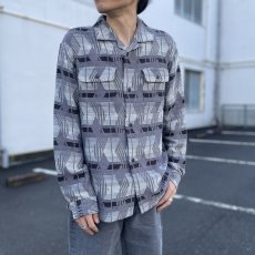 画像7: RATS  NATIVE JACQUARD SHIRT (GRAY) (7)