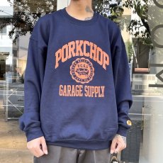 画像5: PORKCHOP GARAGE SUPPLY  2nd COLLEGE SWEAT (NAVY) (5)