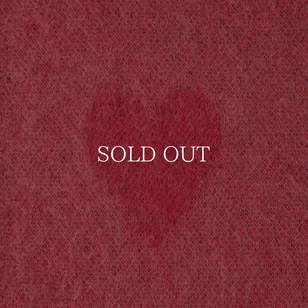 画像6: MAGIC STICK  Mohair Black Panther Crew knit (Salmon Red) (6)