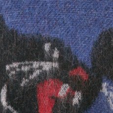 画像3: MAGIC STICK  Mohair Black Panther Crew knit (Royal Blue) (3)