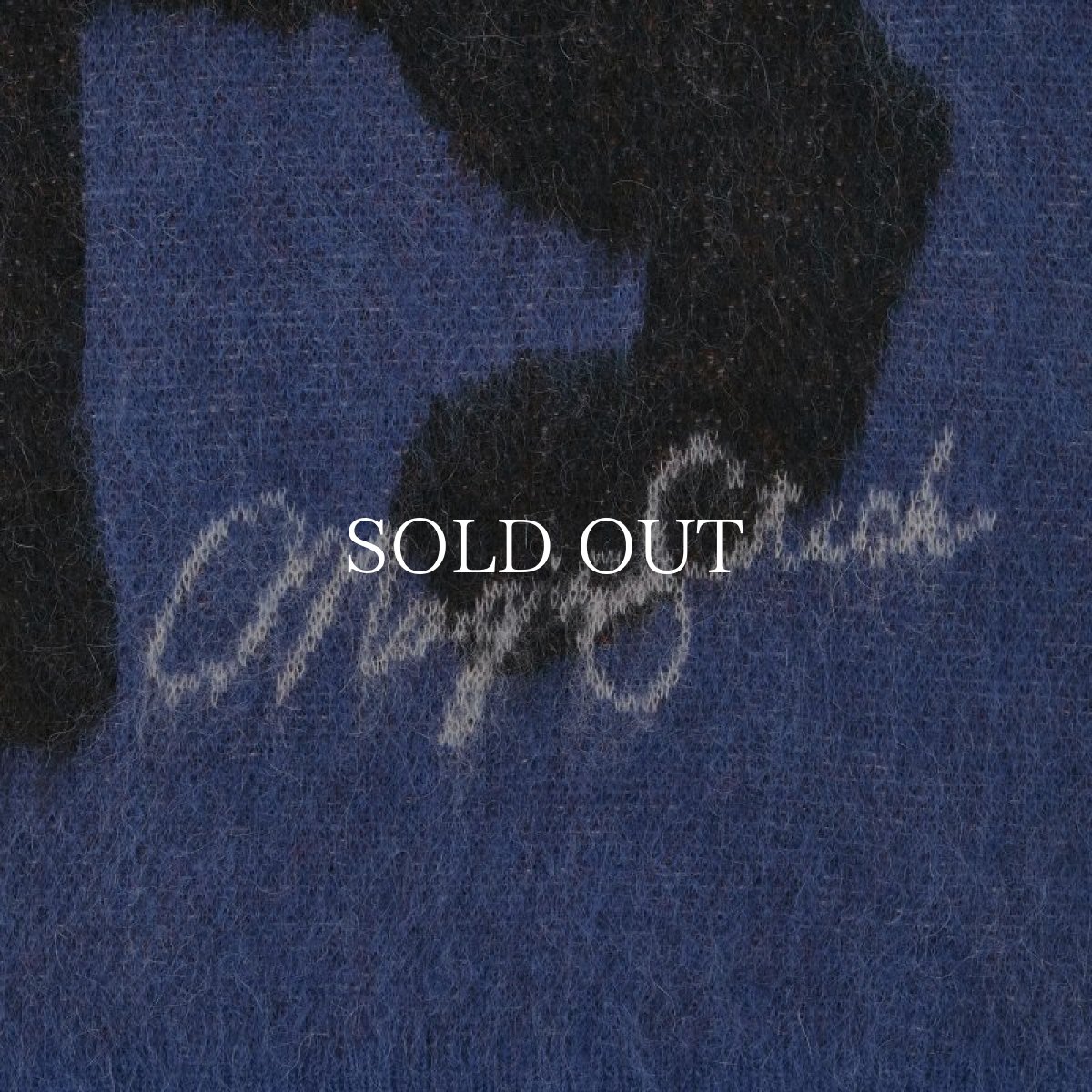 画像4: MAGIC STICK  Mohair Black Panther Crew knit (Royal Blue) (4)