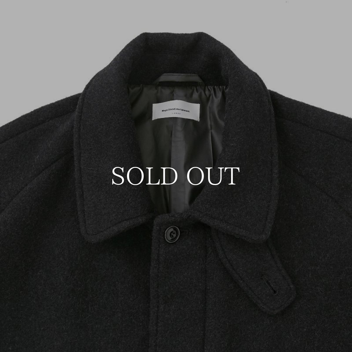 画像4: MAGIC STICK  Teddy MRMT over coat (Black teddy pile ver.) (4)