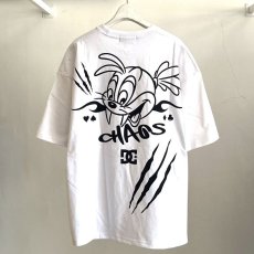 画像1: KIDILL  SHORT SLEEVE WIDE TEE COLLAB WITH DC SHOES CHAOS (WHITE) (1)