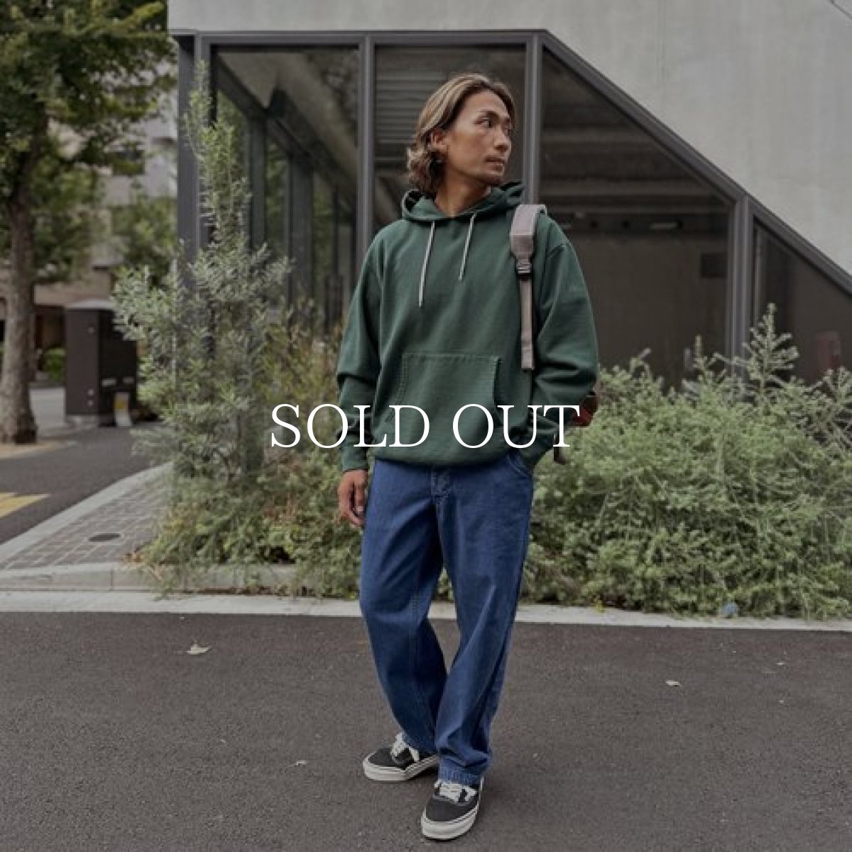 画像4: STANDARD CALIFORNIA  SD US Cotton Hood Sweat Vintage Wash (Green) (4)