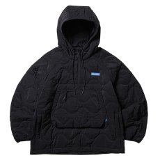 画像1: Liberaiders  QUILTED RIPSTOP NYLON HOODIE (BLACK) (1)