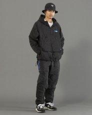 画像10: Liberaiders  QUILTED RIPSTOP NYLON HOODIE (BLACK) (10)