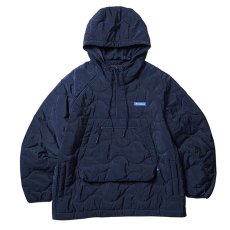 画像1: Liberaiders  QUILTED RIPSTOP NYLON HOODIE (NAVY) (1)