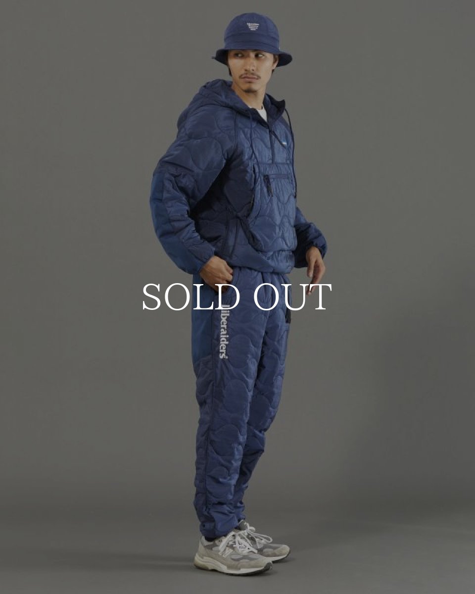 画像10: Liberaiders  QUILTED RIPSTOP NYLON HOODIE (NAVY) (10)