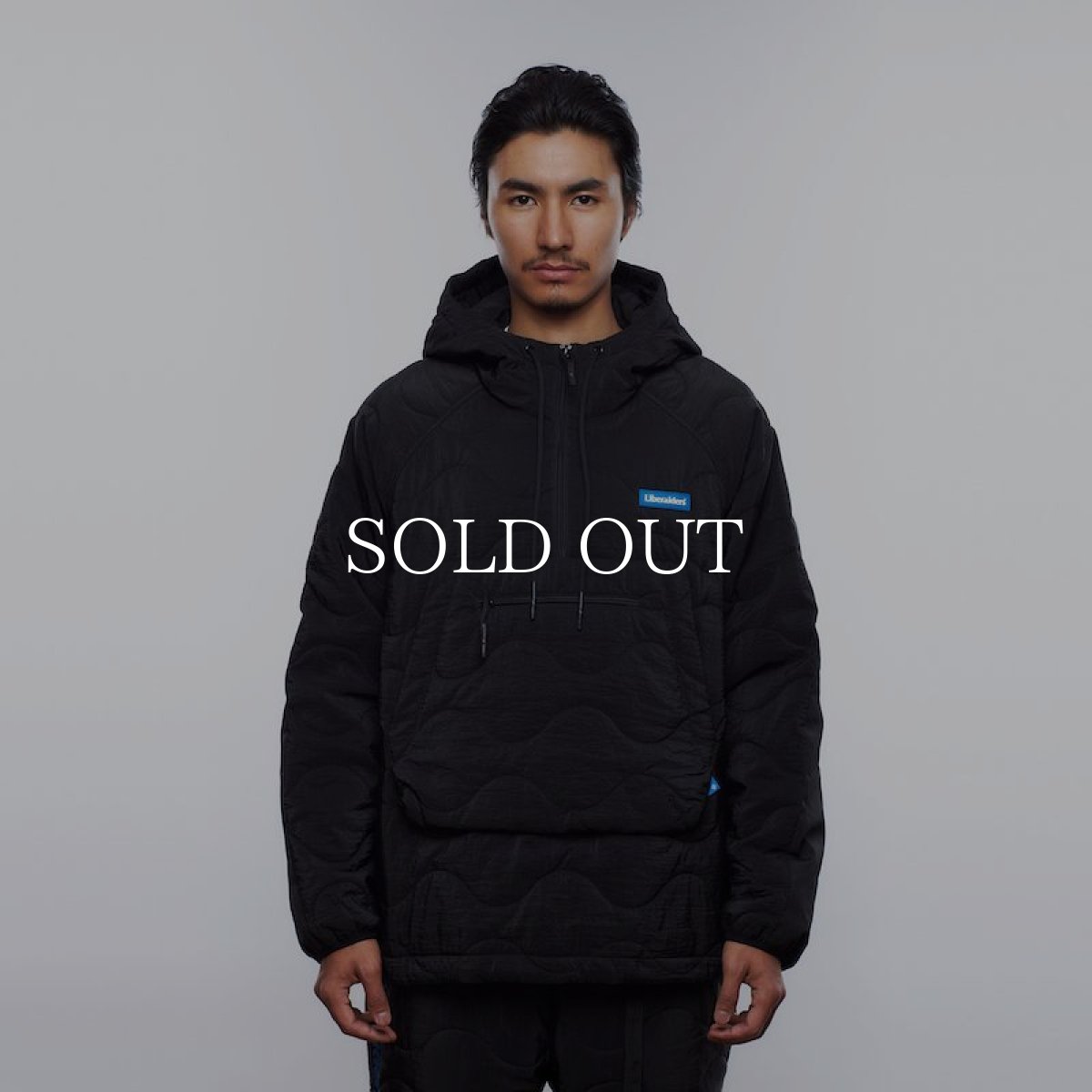 画像7: Liberaiders  QUILTED RIPSTOP NYLON HOODIE (BLACK) (7)