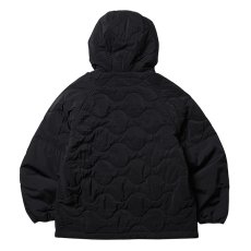 画像2: Liberaiders  QUILTED RIPSTOP NYLON HOODIE (BLACK) (2)