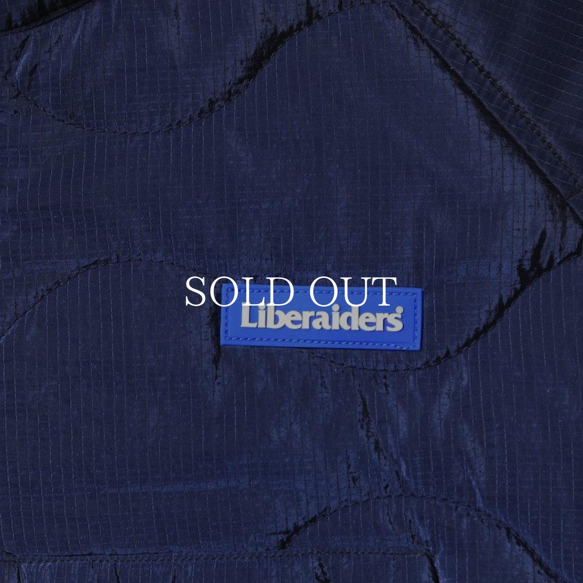画像5: Liberaiders  QUILTED RIPSTOP NYLON HOODIE (NAVY) (5)