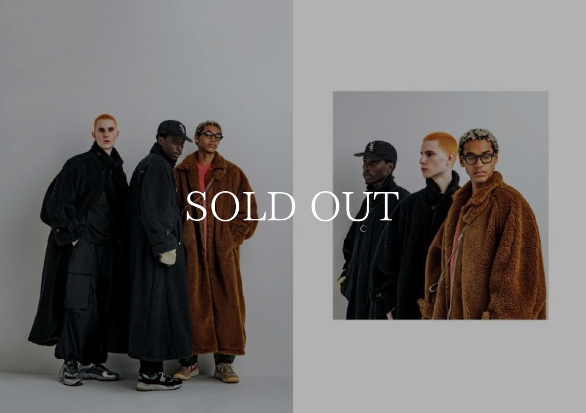 画像17: MAGIC STICK  Teddy MRMT over coat (Black teddy pile ver.) (17)