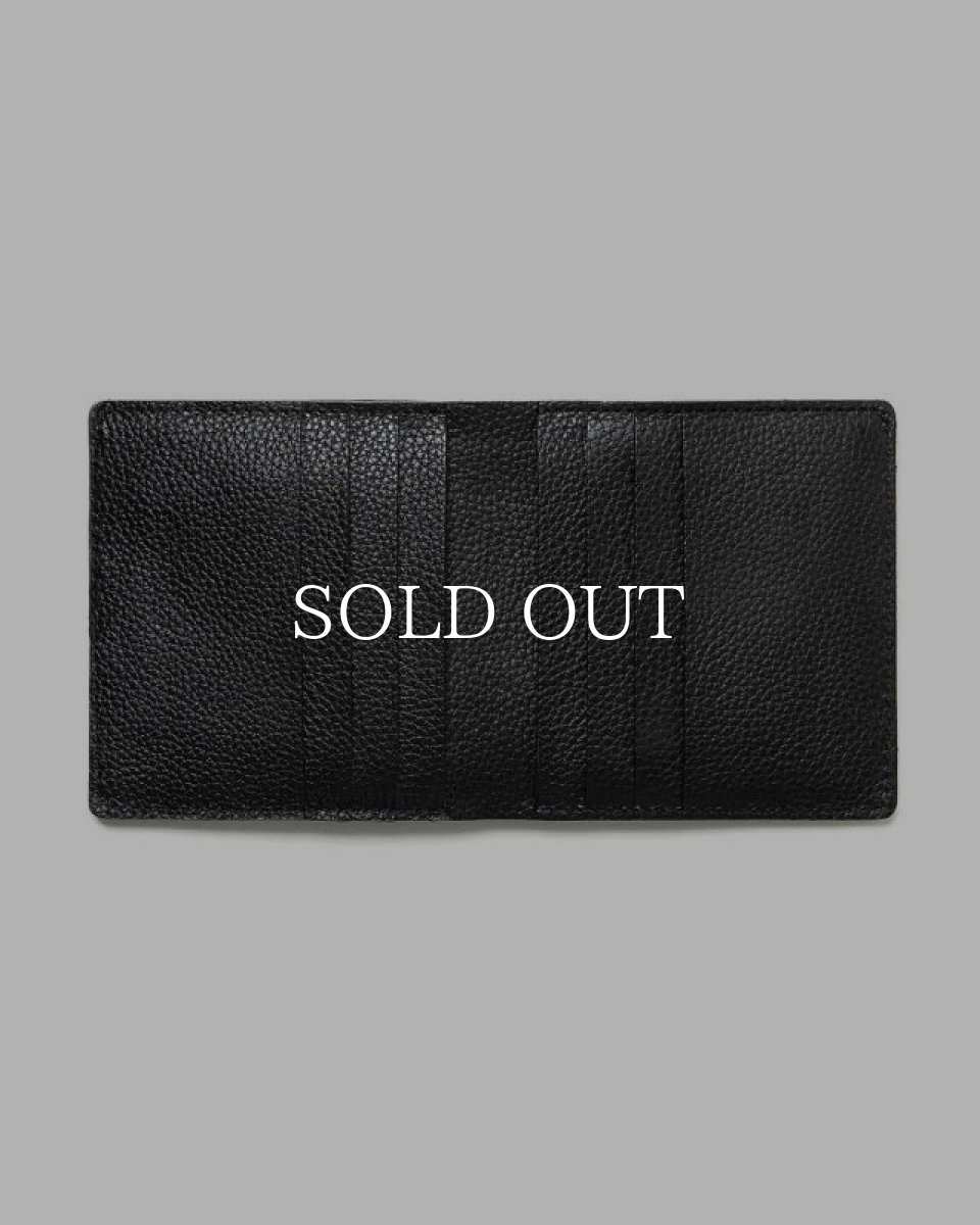画像2: hobo  BIFOLD WALLET SHRINK LEATHER (BLACK) (2)