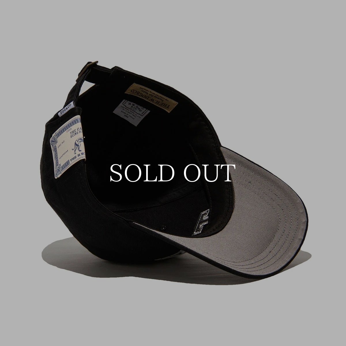 画像5: THE H.W.DOG&CO.  THW EMBROIDERY BBCAP (Black) (5)