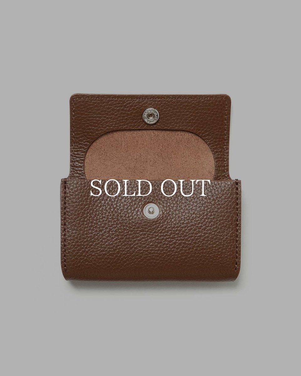 画像2: hobo  COMPACT ACCORDION WALLET SHRINK LEATHER (CHOCO) (2)