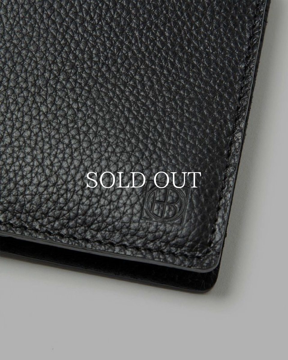 画像4: hobo  BIFOLD WALLET SHRINK LEATHER (BLACK) (4)