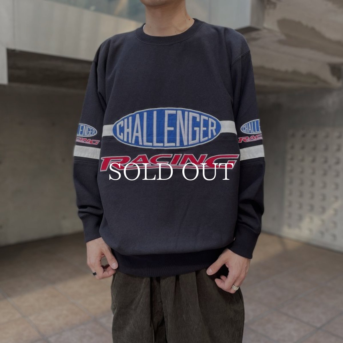 画像6: CHALLENGER  CMC RACING SWEAT (BLUE×BLACK) (6)