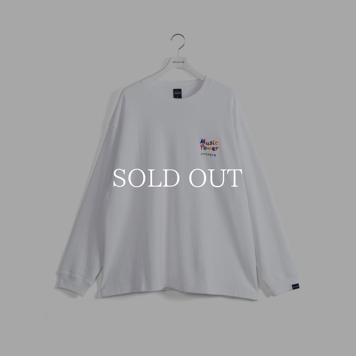 画像2: APPLEBUM  "Music Power Class" L/S T-shirt (White) (2)