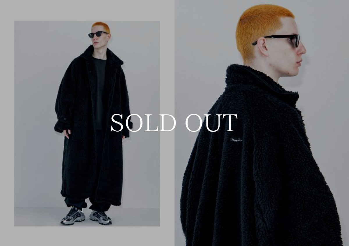 画像18: MAGIC STICK  Teddy MRMT over coat (Black teddy pile ver.) (18)