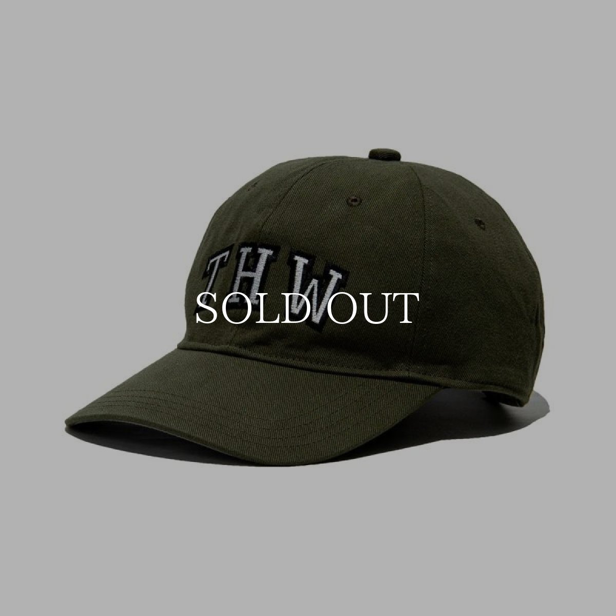 画像1: THE H.W.DOG&CO.  THW EMBROIDERY BBCAP (Olive) (1)