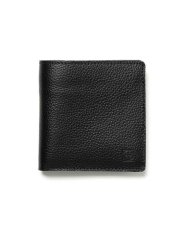 画像1: hobo  BIFOLD WALLET SHRINK LEATHER (BLACK) (1)