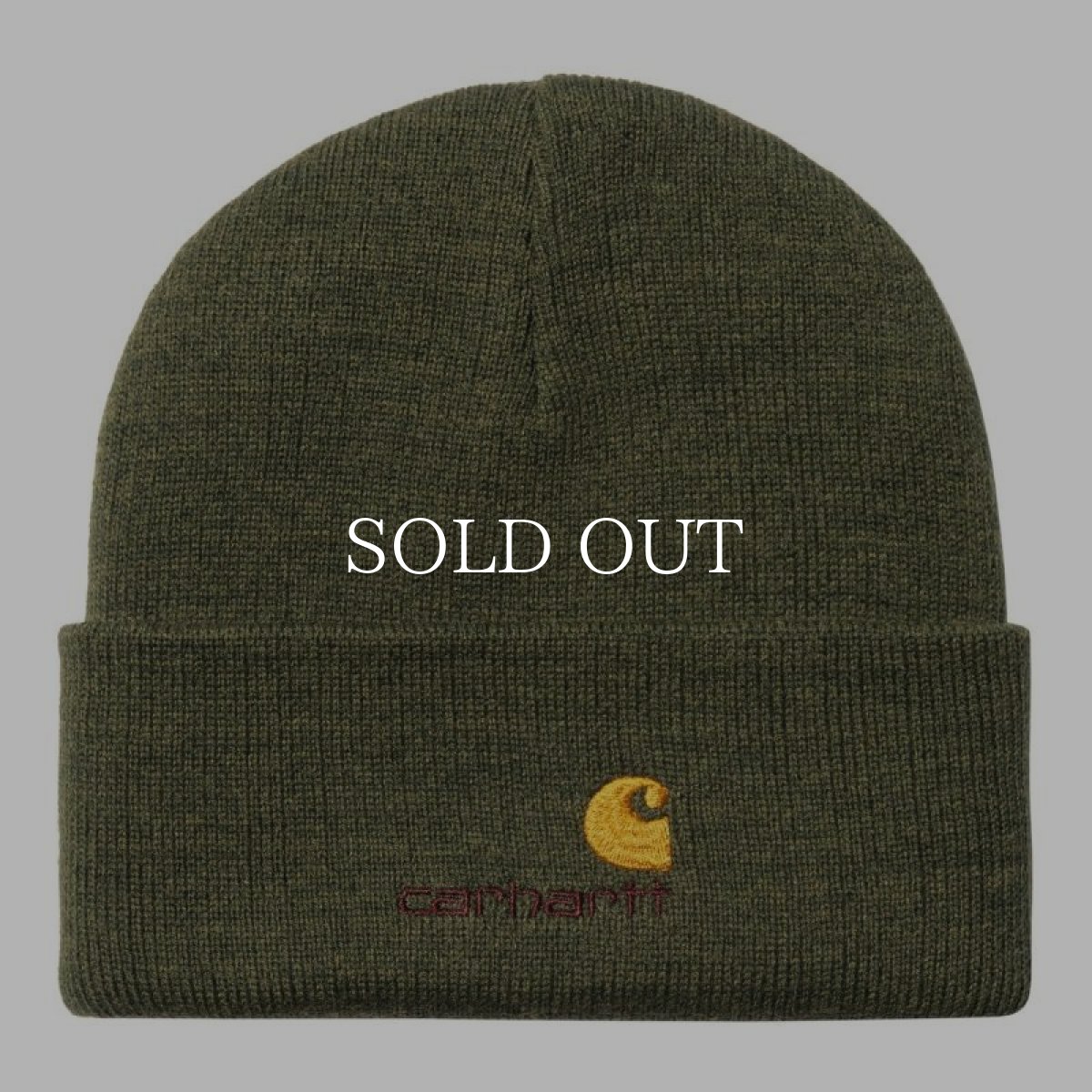 画像1: CARHARTT WIP  AMERICAN SCRIPT BEANIE (Plant) (1)