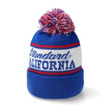 画像1: STANDARD CALIFORNIA  SD Logo Watch Cap (Blue) (1)