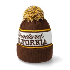 画像1: STANDARD CALIFORNIA  SD Logo Watch Cap (Brown) (1)