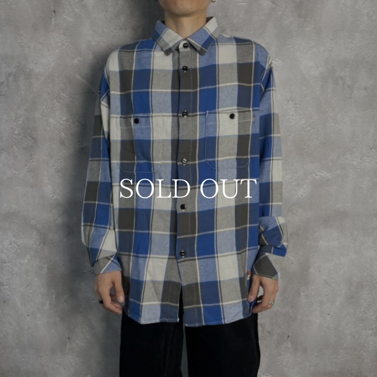 画像3: CHALLENGER  L/S BIG CHECK SHIRT (GREEN) (3)