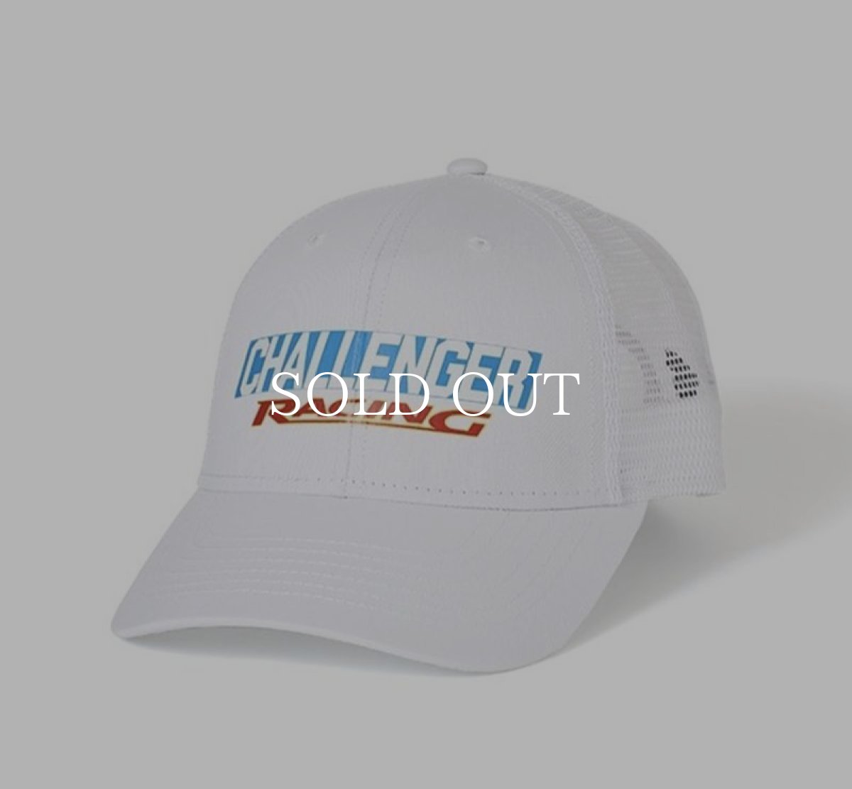 画像1: CHALLENGER  CMC RACING LOGO CAP (WHITE) (1)