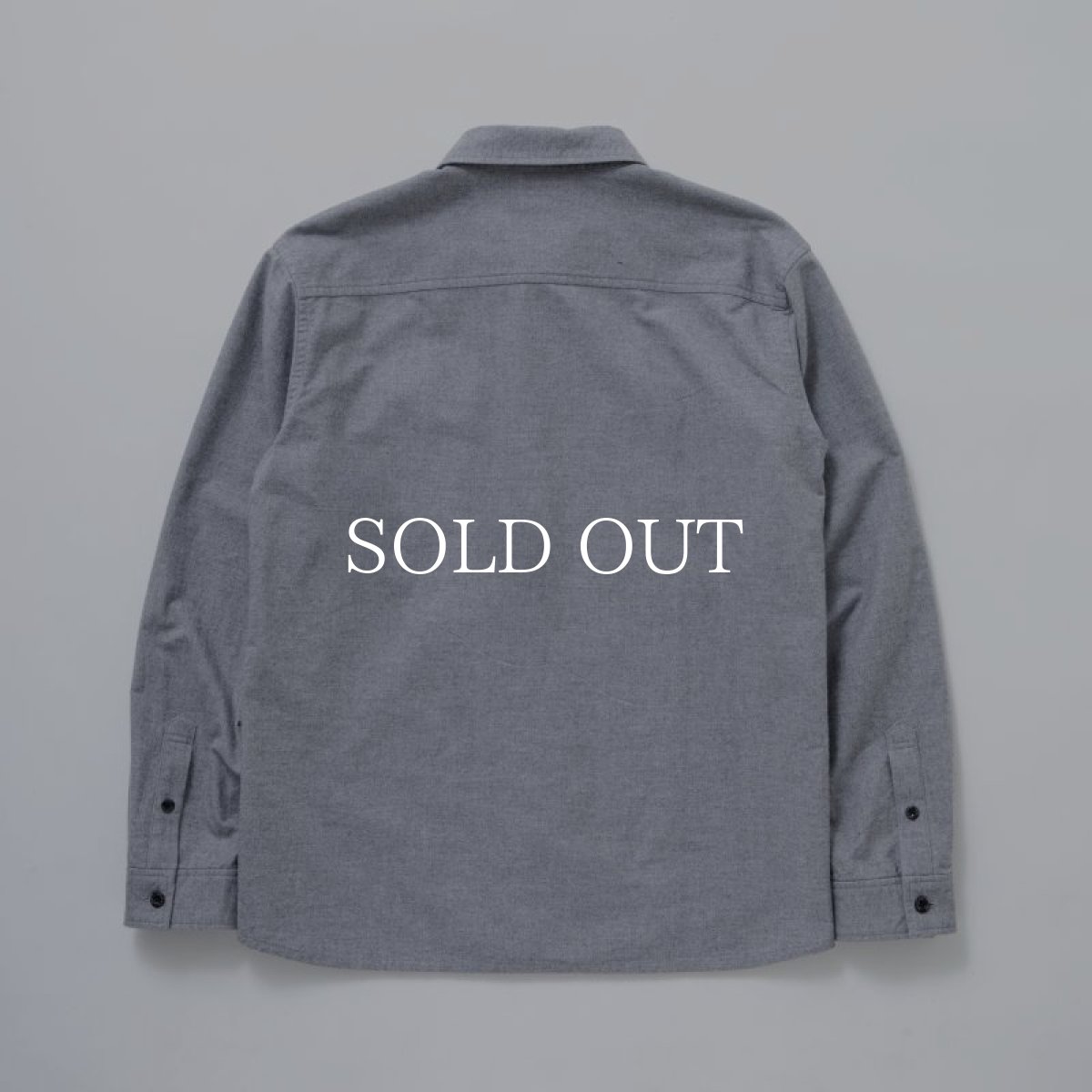 画像2: RATS  COTTON FLANNEL SHIRT (HEATHER GRAY) (2)