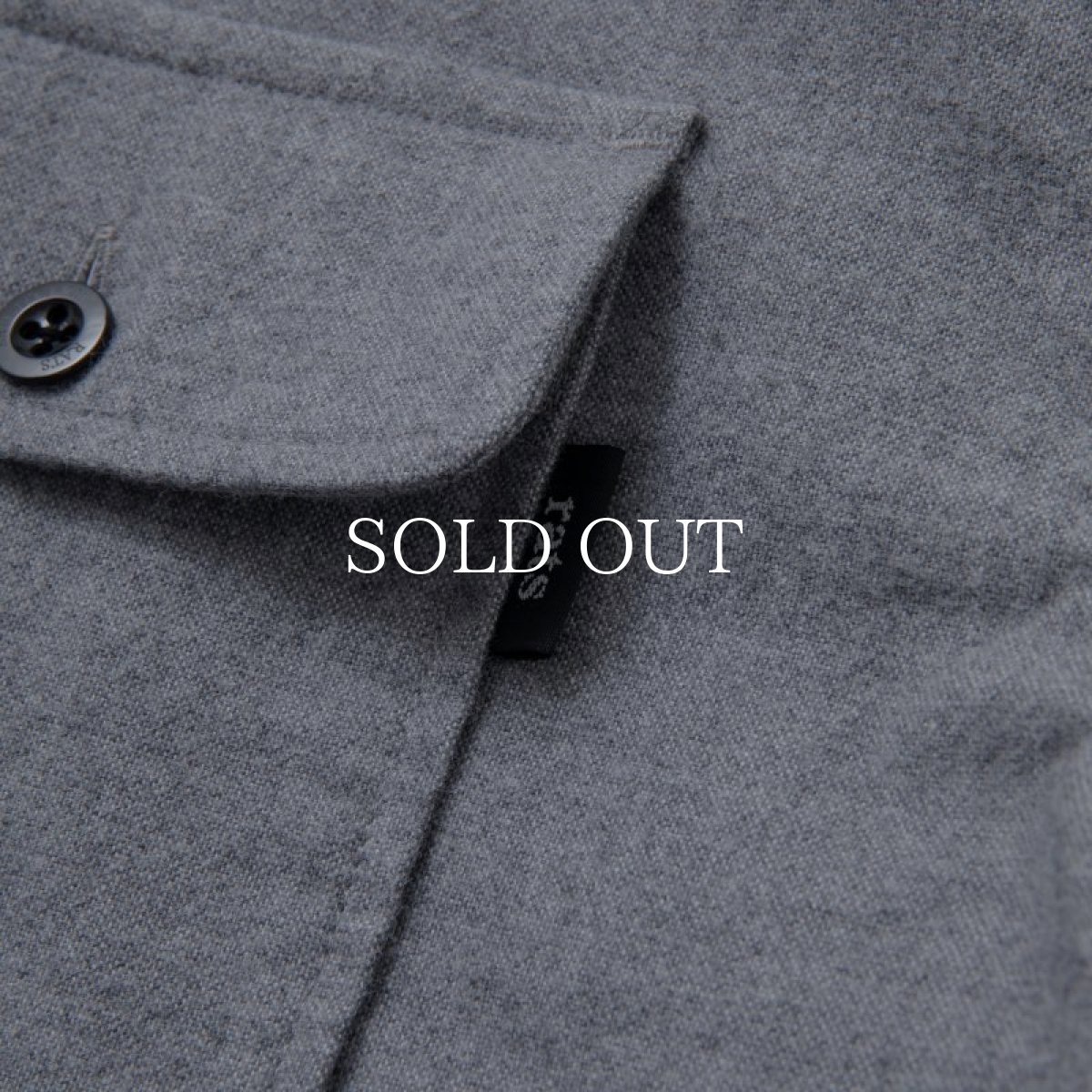 画像5: RATS  COTTON FLANNEL SHIRT (HEATHER GRAY) (5)