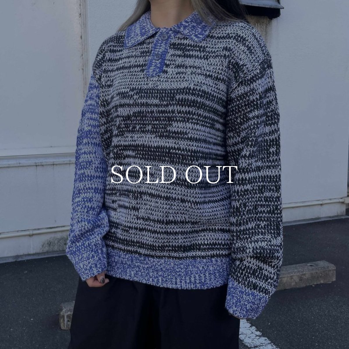 画像5: OBEY   CARTER SWEATER POLO (BROWN MULTI) (5)