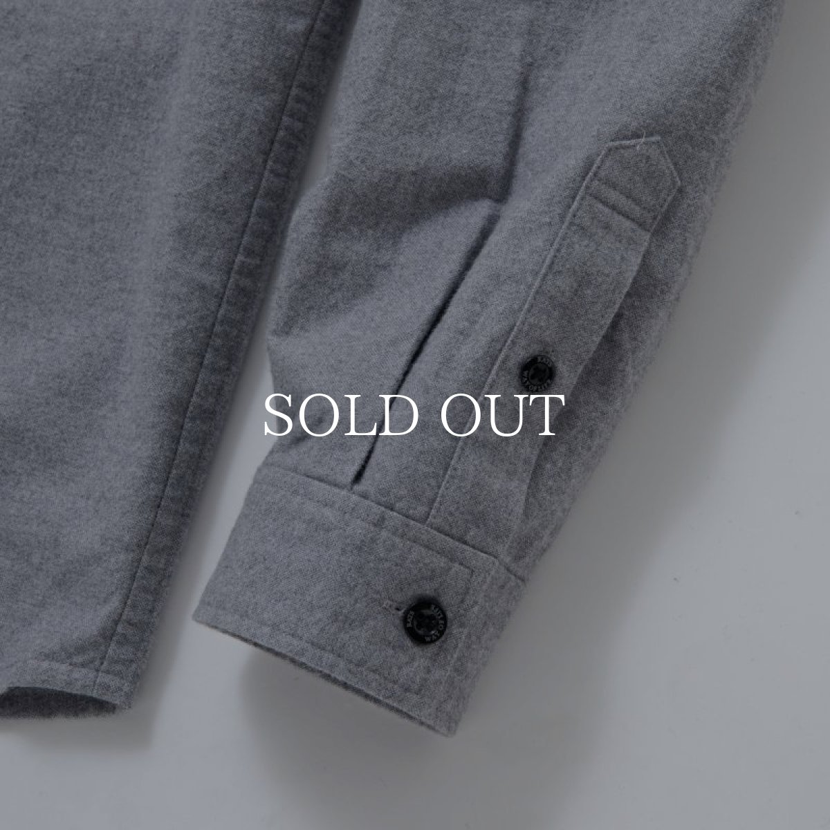 画像6: RATS  COTTON FLANNEL SHIRT (HEATHER GRAY) (6)