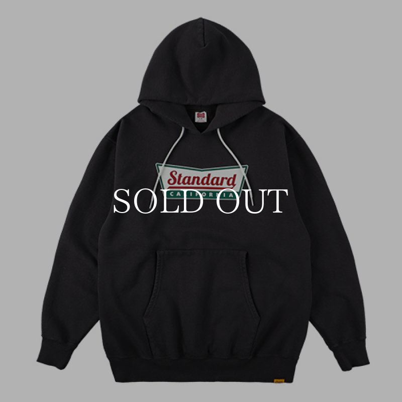 STANDARD CALIFORNIA SD US Cotton Logo Hood Sweat (Black) SWOHE200