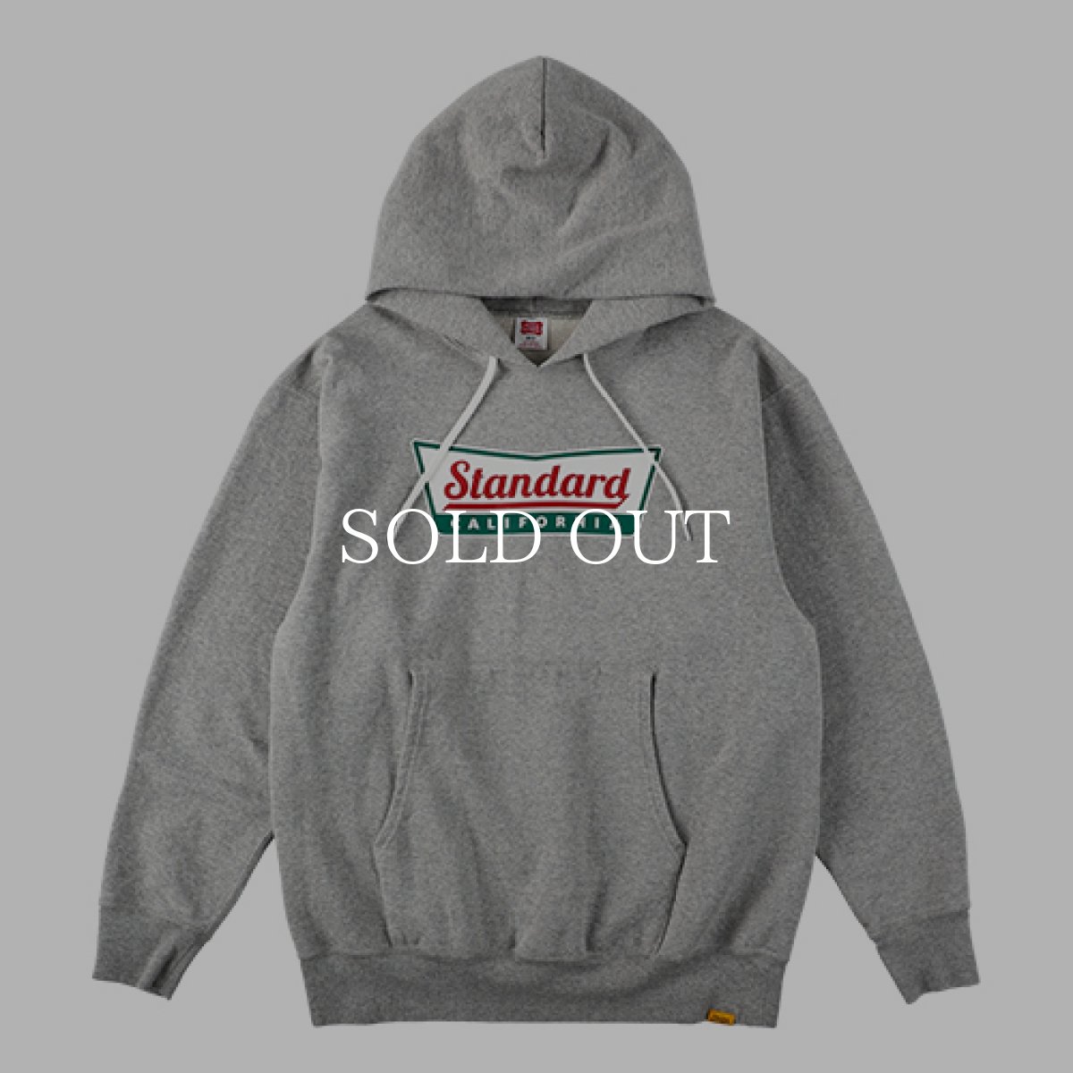 画像1: STANDARD CALIFORNIA  SD US Cotton Logo Hood Sweat (Gray) (1)