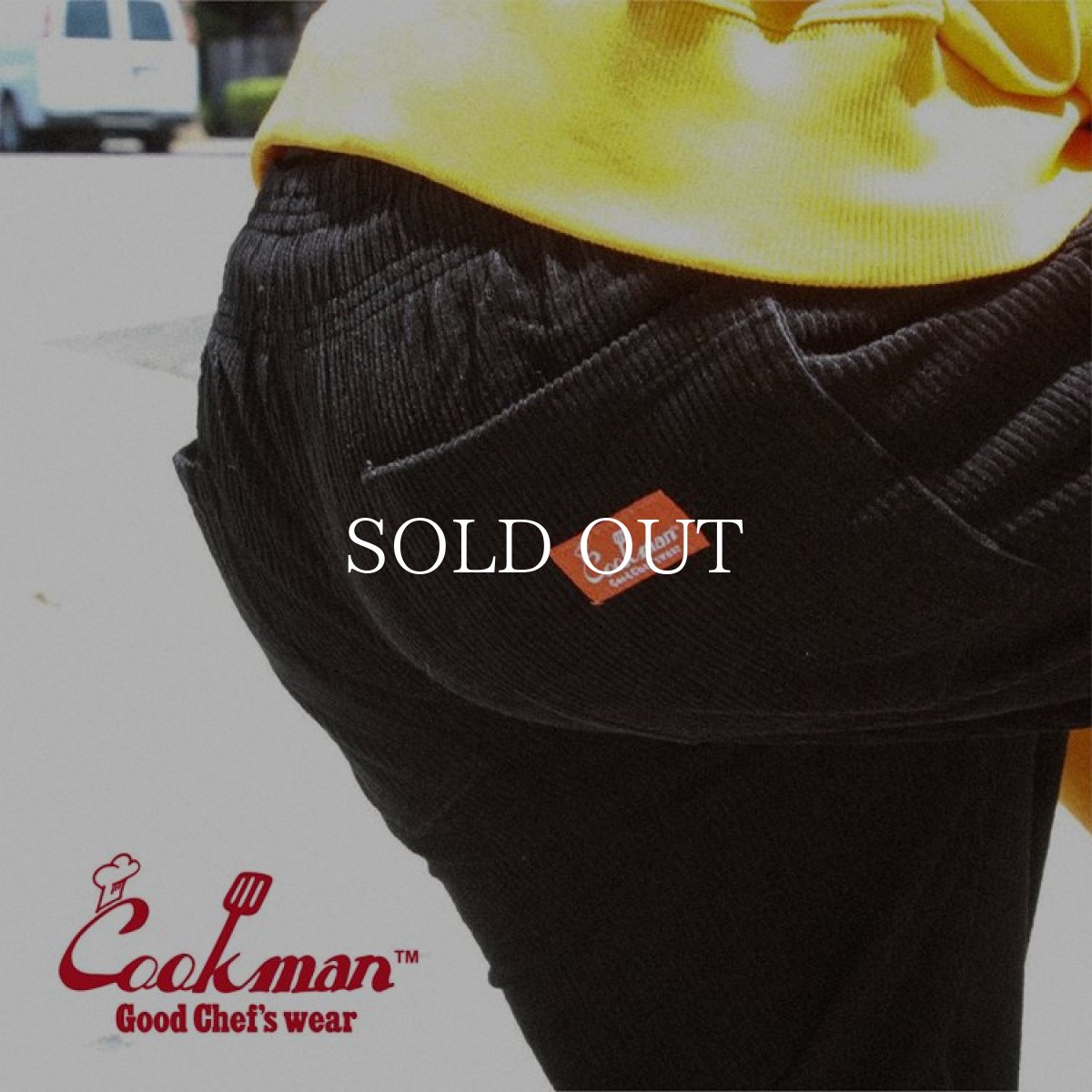 画像11: COOKMAN  Chef Pants Corduroy (Black) (11)