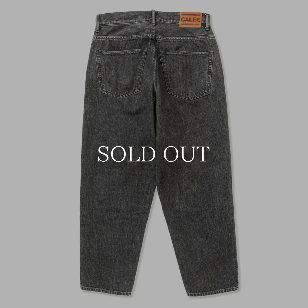 画像2: CALEE  VINTAGE REPRODUCT WIDE SILHOUETTE DENIM PANTS ＜UB＞ (2)