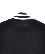 画像6: MINEDENIM  Wool Meiton & Leather Studium Jamper (BLK) (6)