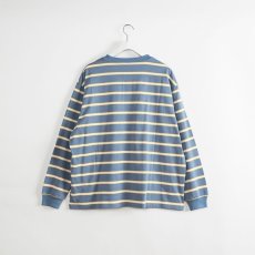 画像5: APPLEBUM  "Bonita" Border L/S T-shirt (Smoke Blue) (5)