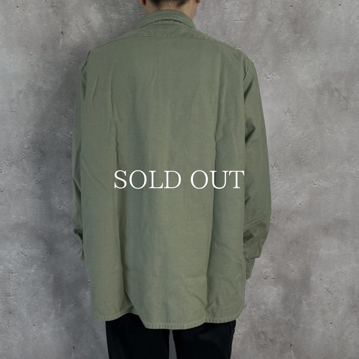 画像10: CHALLENGER  L/S MILITARY SHIRT (BLACK) (10)