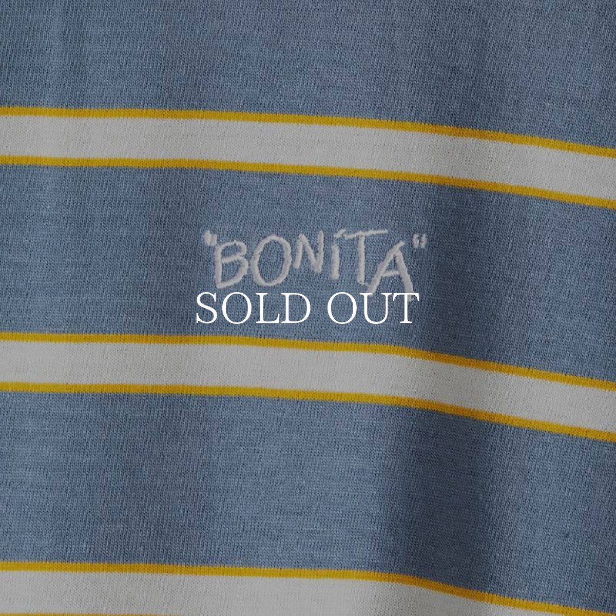 画像7: APPLEBUM  "Bonita" Border L/S T-shirt (Smoke Blue) (7)